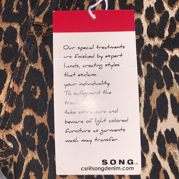 New Cheetah Print Denim by SONG Denim - Picture 7 of 12